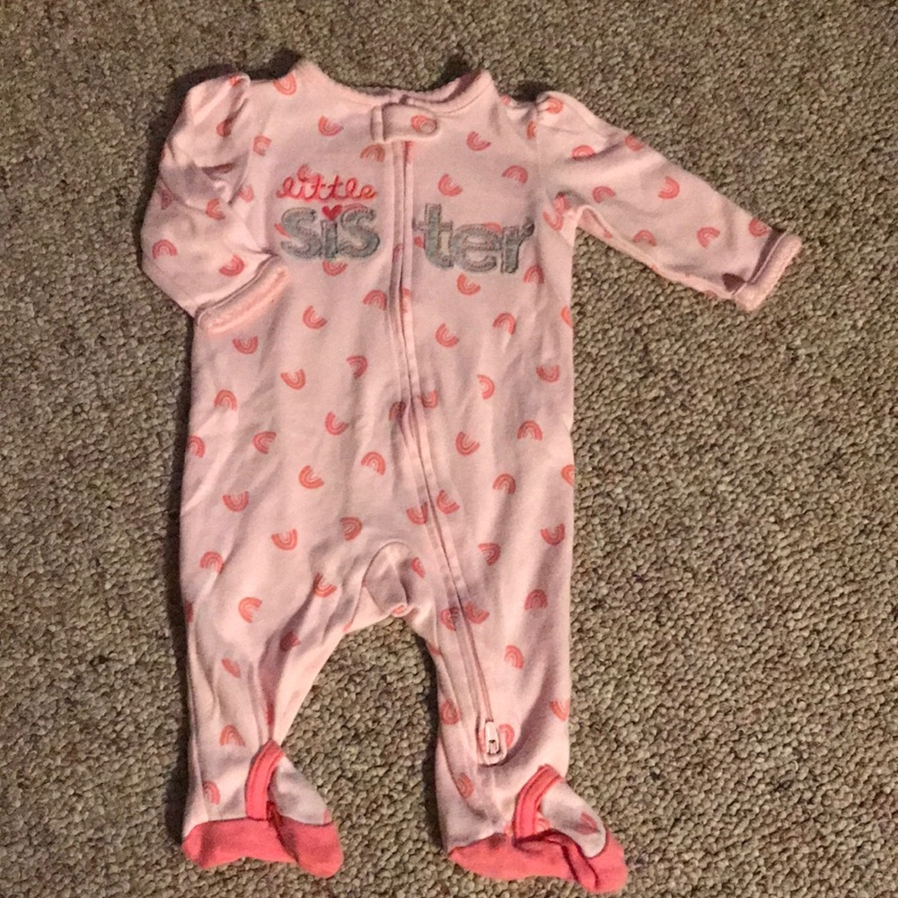Carter’s little sister sleeper size 3 months
